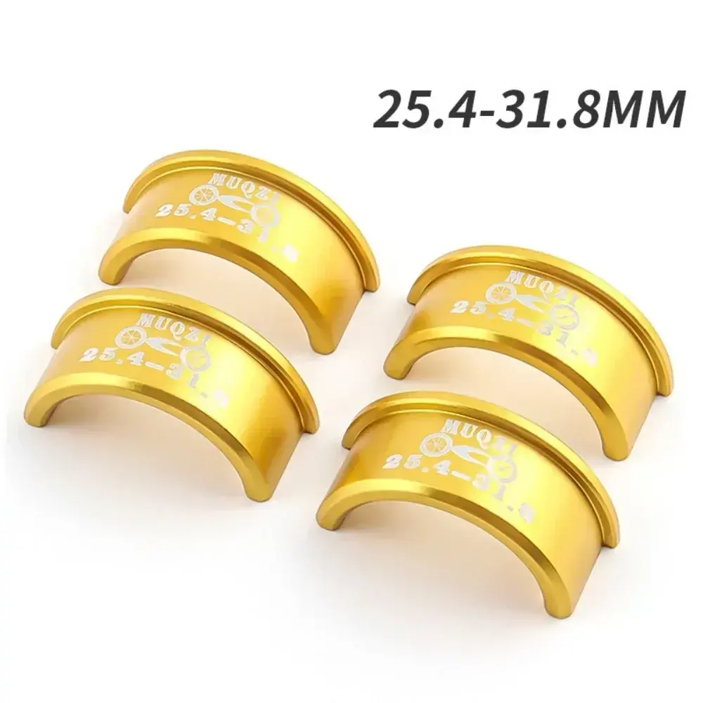 Aluminum Alloy Bike Handlebar Adapter Black Gold Red Blue 25.4-31.8mm 31.8-35mm Bicycle Parts Lightweight
