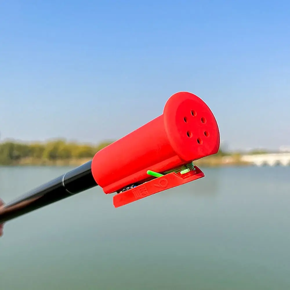 5Pcs/Set High Elasticity Fishing Rod Plug Fishing Line Winder Silicone Take-up Wire Winder Red Fishing Tackle Accessories