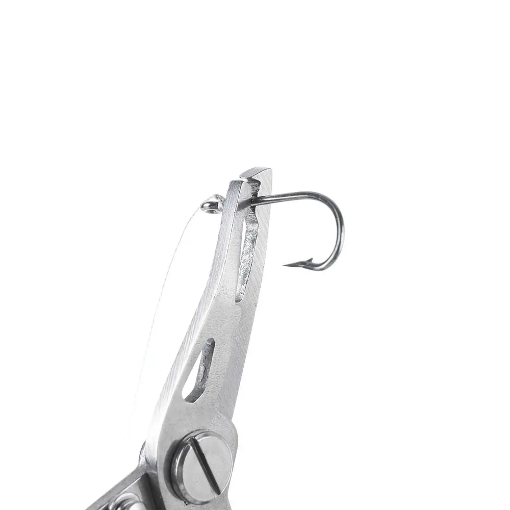 Mini Fishing Pliers With Line Cutter Scissors Bait Line Cutter Hook Removers Stainless Steel Scissor Clipper Multi-function Tool