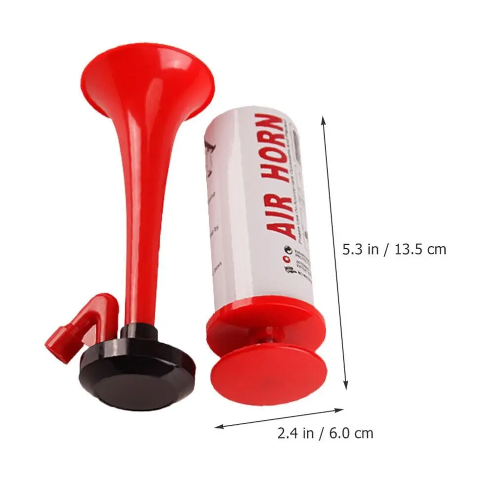 Handheld Cheering Air Horn Outdoor Security Emergency Horns Hand Push Air Horn Sports Meeting Football Theme Party Accessories