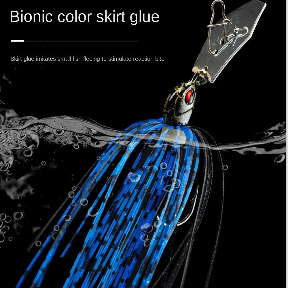 Bass Pike Walleye Beard Fishing Lure 5g 7g Walleye Buzzbait Chatter Flap Spinner Bait Sea Fishing Spinner Bait Fishing Lure