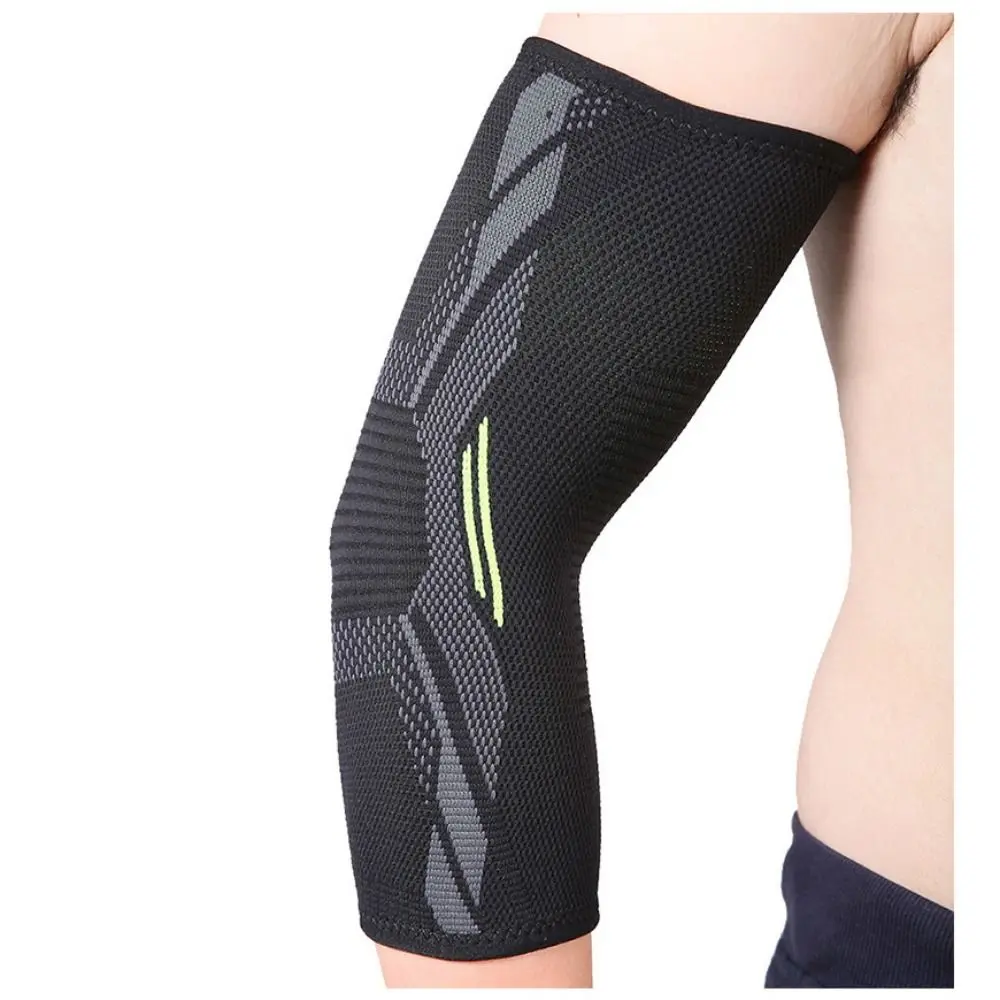 Sports Nylon Knitted Elbow Pads Arm Support Highly Compression Prevent Joint Pain for Tennis Golfer Basketball Volleyball Elbow