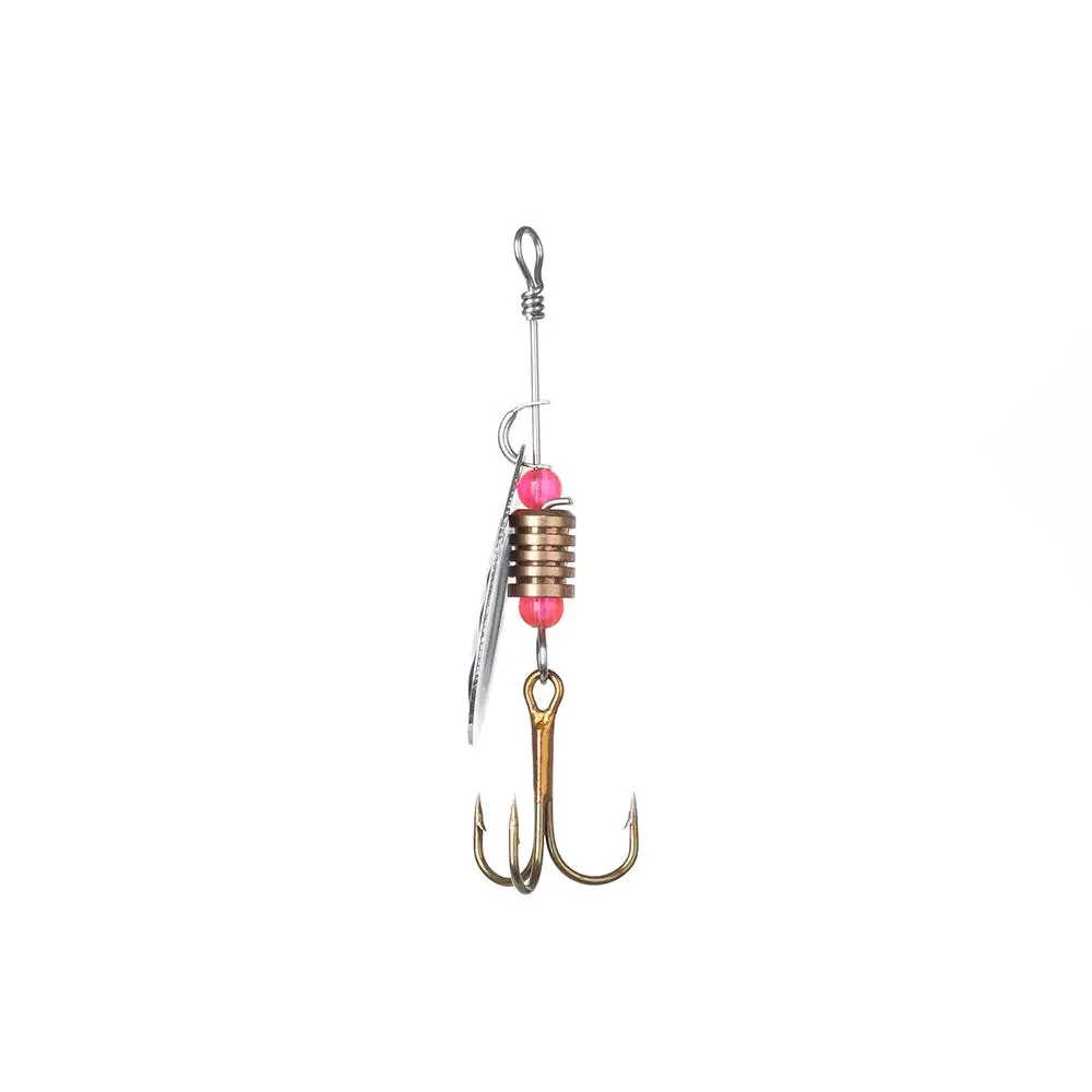 50PCS New 4 Size Easy-Spin Clevises U-Shaped DIY Fishing Lures Accessories Sliver/Gold Durable Easy Spin Brass Fishing Spinner