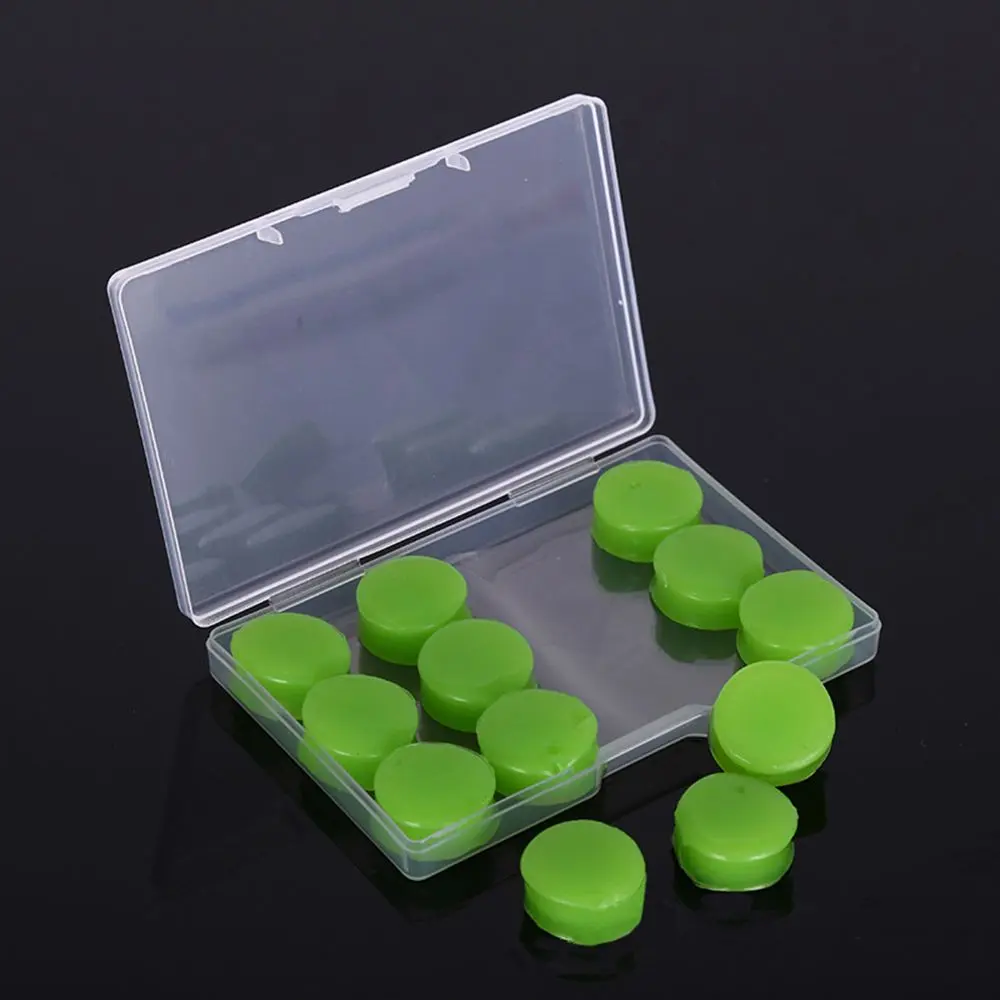 6 Pairs Reusable Soft Silicone Earplugs Anti-noise Ear Plugs Waterproof Earbud Noise Reduction Soundproof for Swimming Accessory