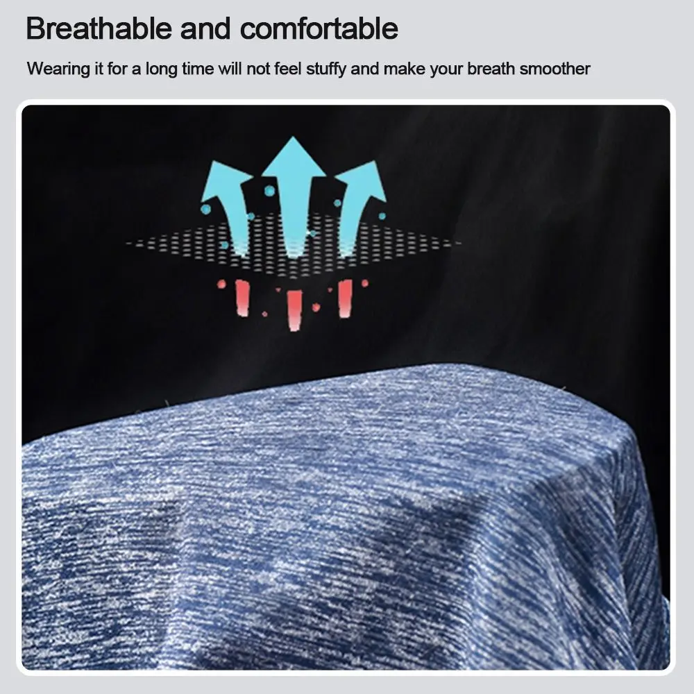 Summer Ice Silk Face Sunscreen Hat Seamless Scarf Breathable Face Neck Cover Motorcycle Riding Sun Protection Cover with Brim