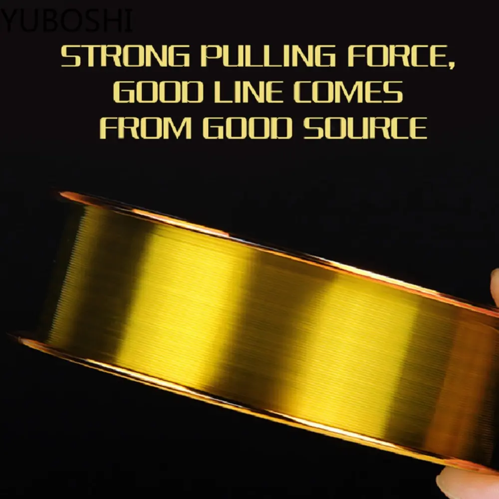 110M Fluorocarbon Coating Nylon Line Invisible Fast Sinking Fishing Monofilament Line Soft Durable Freshwater Fishing Line Tools