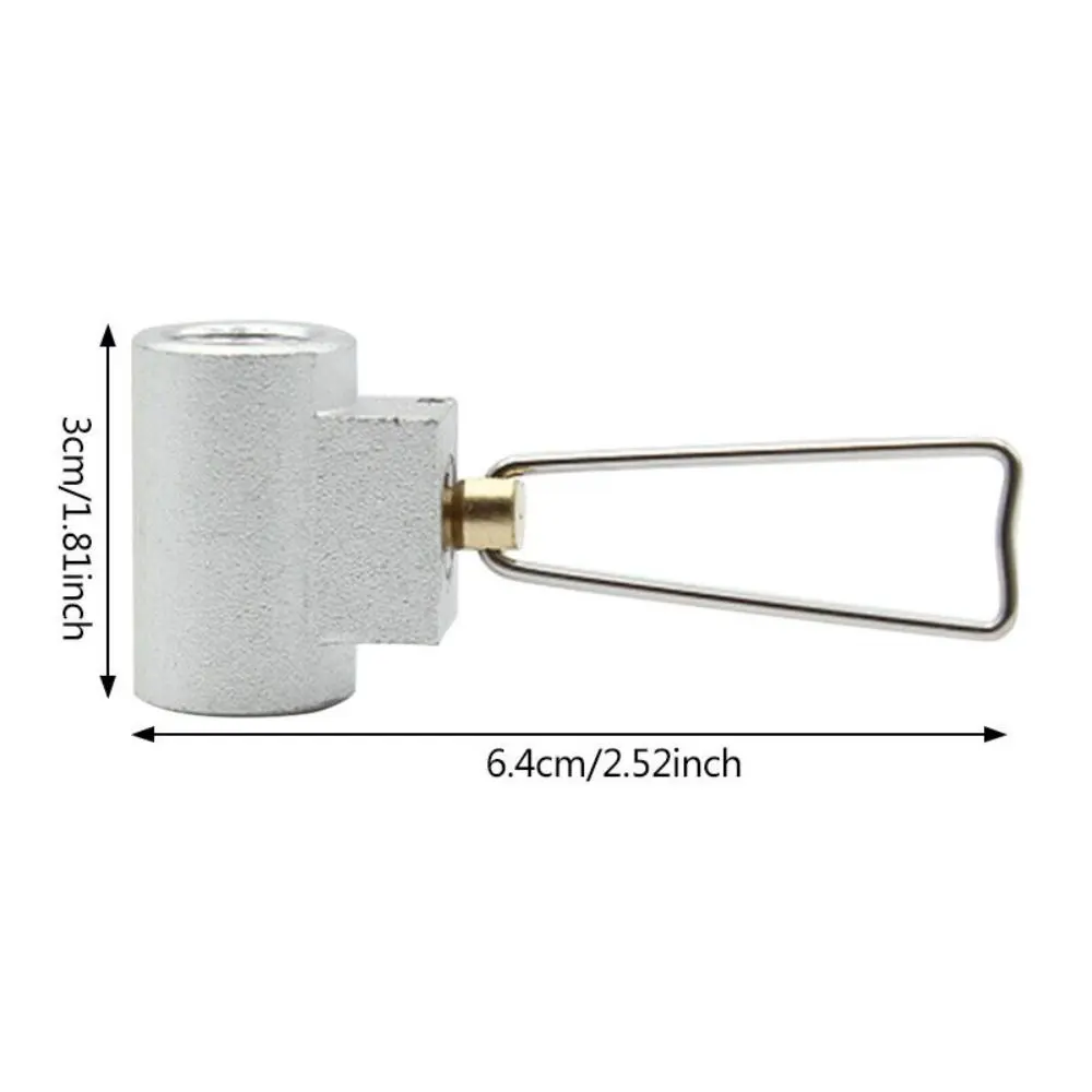 Durable Gas Tank Camping Stove Outdoor Burners Refill Converter Refill Adapter Gas Adapter Valve Gas Refill Outdoor Stove Tool