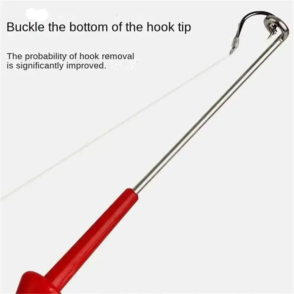 Accessories 3 in 1 Fishing Hook Removal Fly Nail Knot Tying Tools Tackle Disgorger Steel Security Extractor Quick Knot Detacher