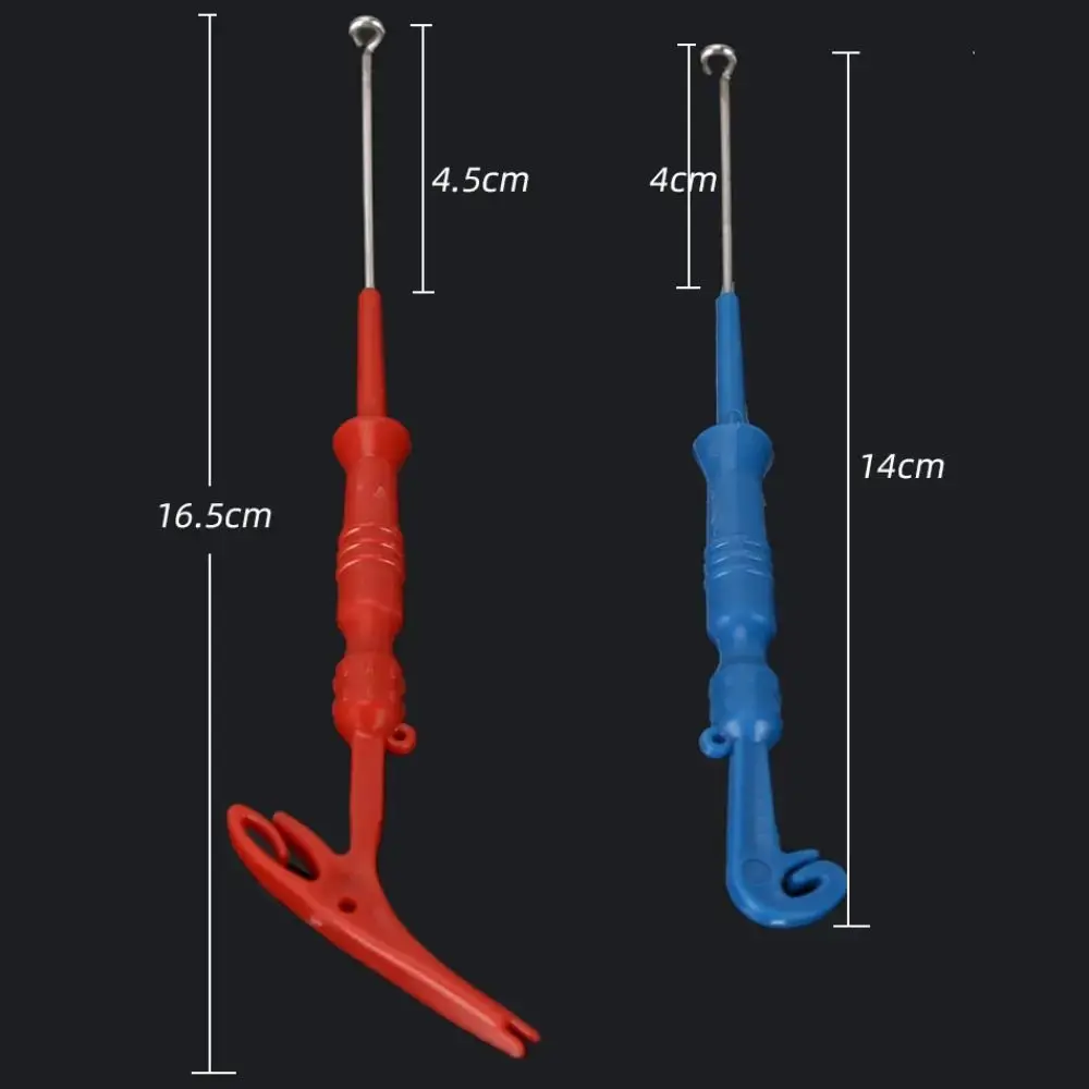 Accessories 3 in 1 Fishing Hook Removal Fly Nail Knot Tying Tools Tackle Disgorger Steel Security Extractor Quick Knot Detacher