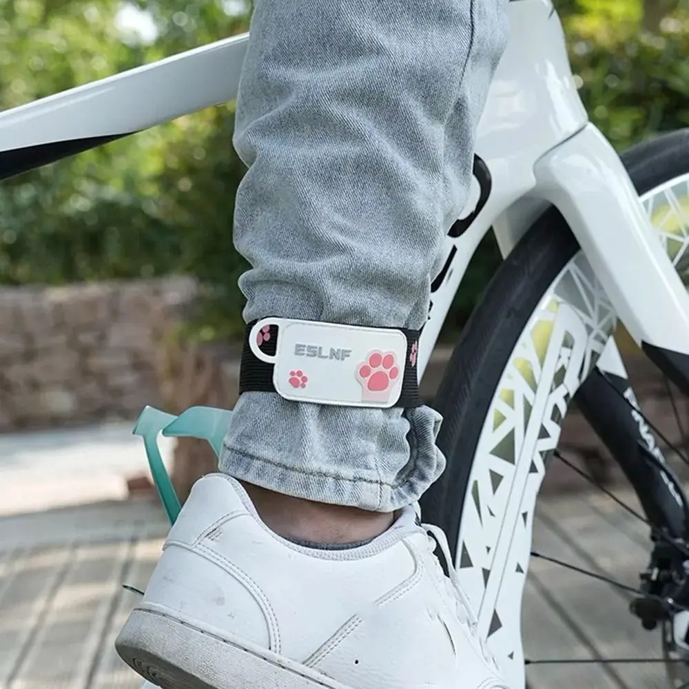 Elastic Adjustable Ankle Bands Stretchable Magic Tape Bicycle Ankle Leg Strap Anti-dirty Wrist Band Cycling Pants Strap Jogging