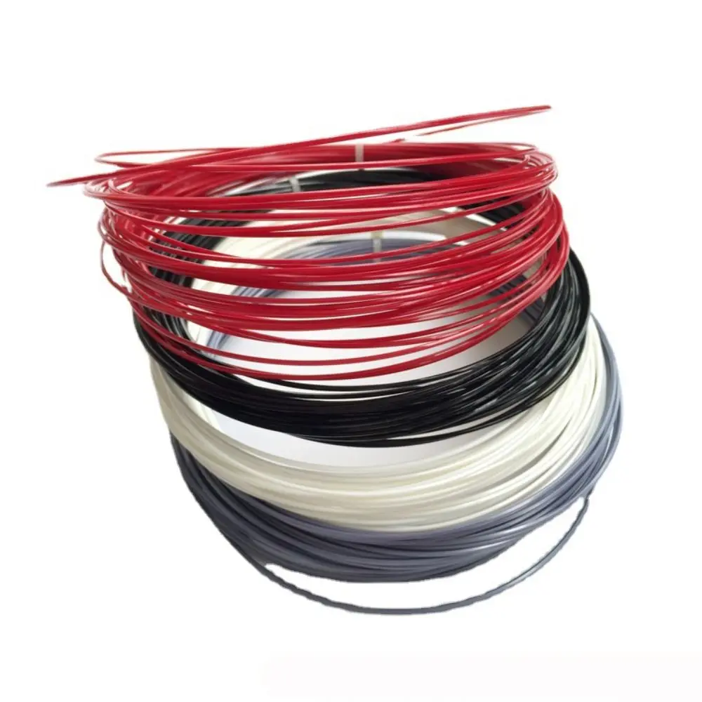 1.25mm 12.2M Hex Tennis Racket String Top Spinning Ball Racquet Wire Angular Polyester Thread Soft Concave Shape Sport Supplies