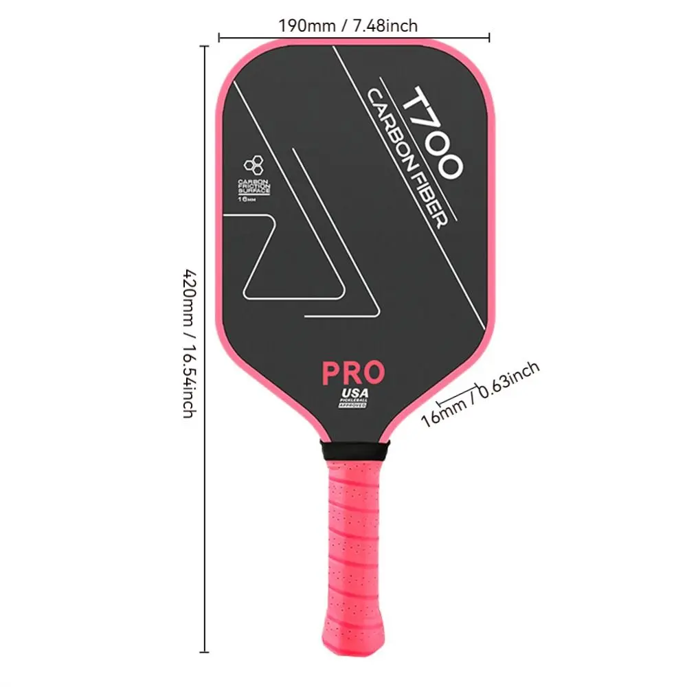 1pc T700 Pickleball Paddles Carbon Fiber USAPA Approved Pickleball Rackets Lightweight Comfortable Pickle Ball Paddle