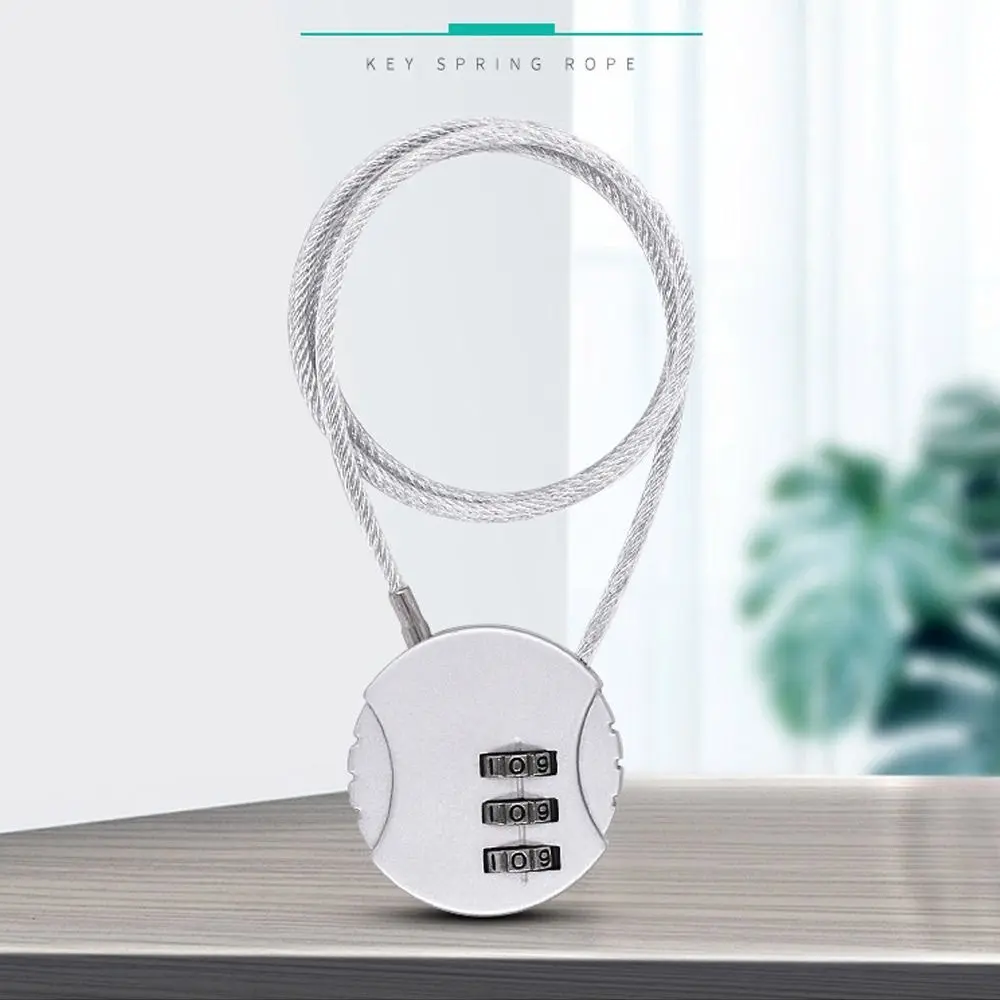 Motorcycle Helmet Lock Anti-theft Lock Extended Wire Rope Digit Padlock Smart Combination Lock Password Lock Code Security Lock