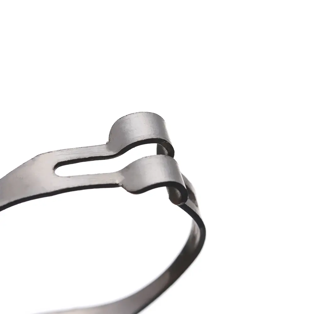 1Pc Silver Stainless Steel Brake Line Clamp Organize Bicycle Pipe Buckle Wire Fixed Ring Cable Clip Bike Parts Accessory