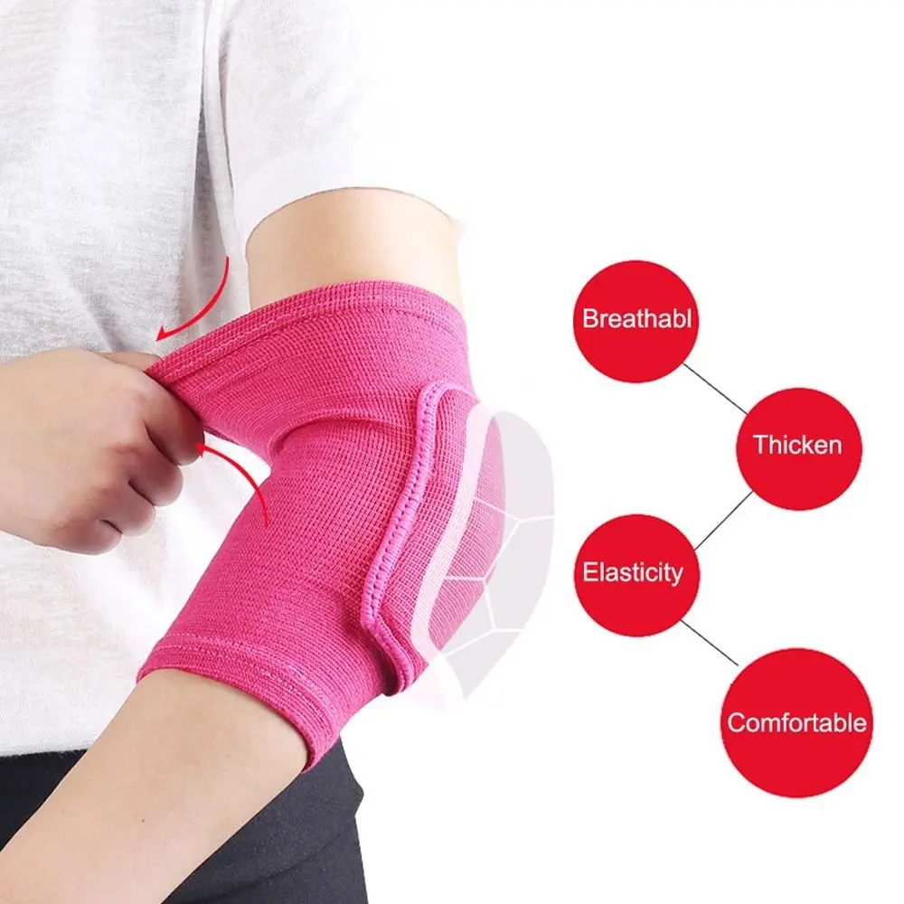 1 Pair Elbow Protectors for Adults and Children Weighing Basketball Volleyball Yoga Dancing Elbow Pads Sports Elbow Protection