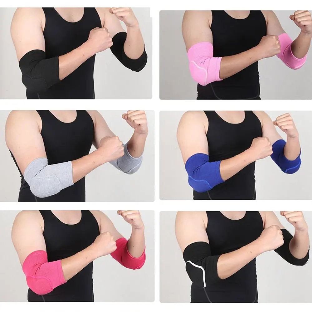 1 Pair Elbow Protectors for Adults and Children Weighing Basketball Volleyball Yoga Dancing Elbow Pads Sports Elbow Protection
