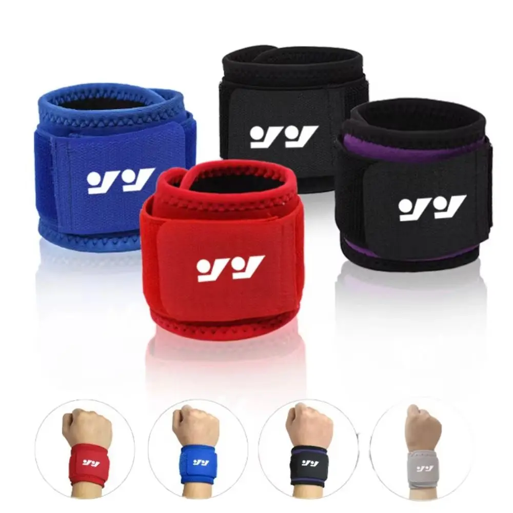 Nylon Rubber Basketball Wristband Breathable Black Blue Purple Red Soft Wristbands Hand Band Adjustable Wrist Support Bracers