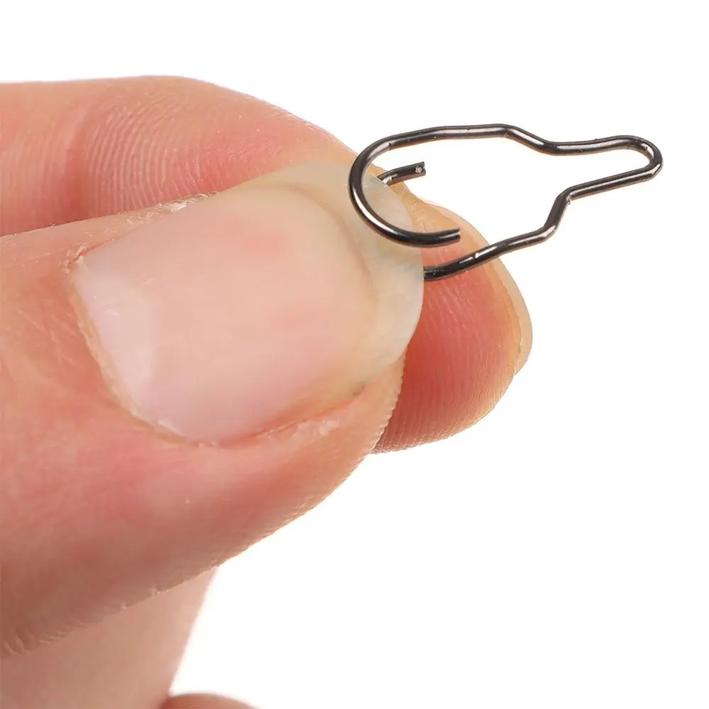 50Pcs/Pack New For Carp Hair Rig Tool Equipment Carp Fishing Accessories Angling Feeder Supplies Bait Clips PVA Bag Clip