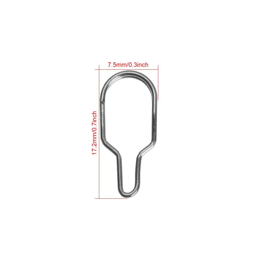 50Pcs/Pack New For Carp Hair Rig Tool Equipment Carp Fishing Accessories Angling Feeder Supplies Bait Clips PVA Bag Clip