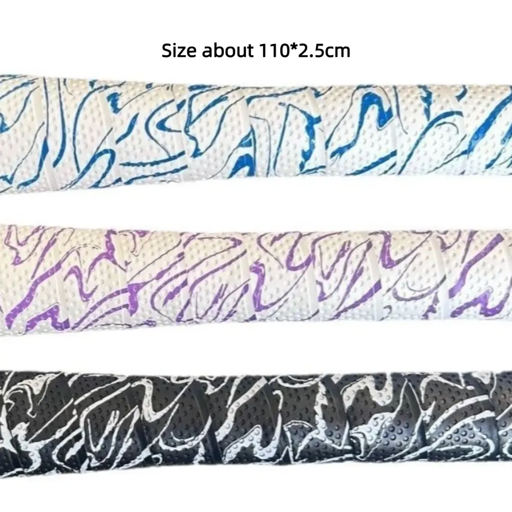 PU Baseball Bat Wrap Tapes Shock Absorption Over Grip Badminton Grip Tape Anti Slip Hand Tennis Sweatbands Padel Accessories
