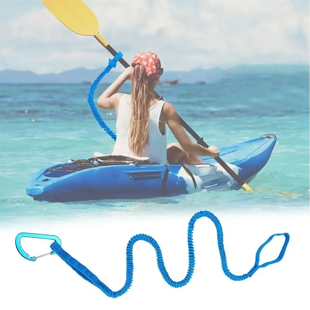 New with Safety Hook Kayak Paddle Leash 4 Colors Paddle Anti Lost Ropes Canoe Oars Leash for Kayak Paddles