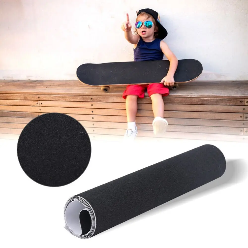 Skateboard Deck Sandpaper Grip Tape Skating Board Longboard Sandpaper Griptape Skating Board Sticker Skate Board & Accessories