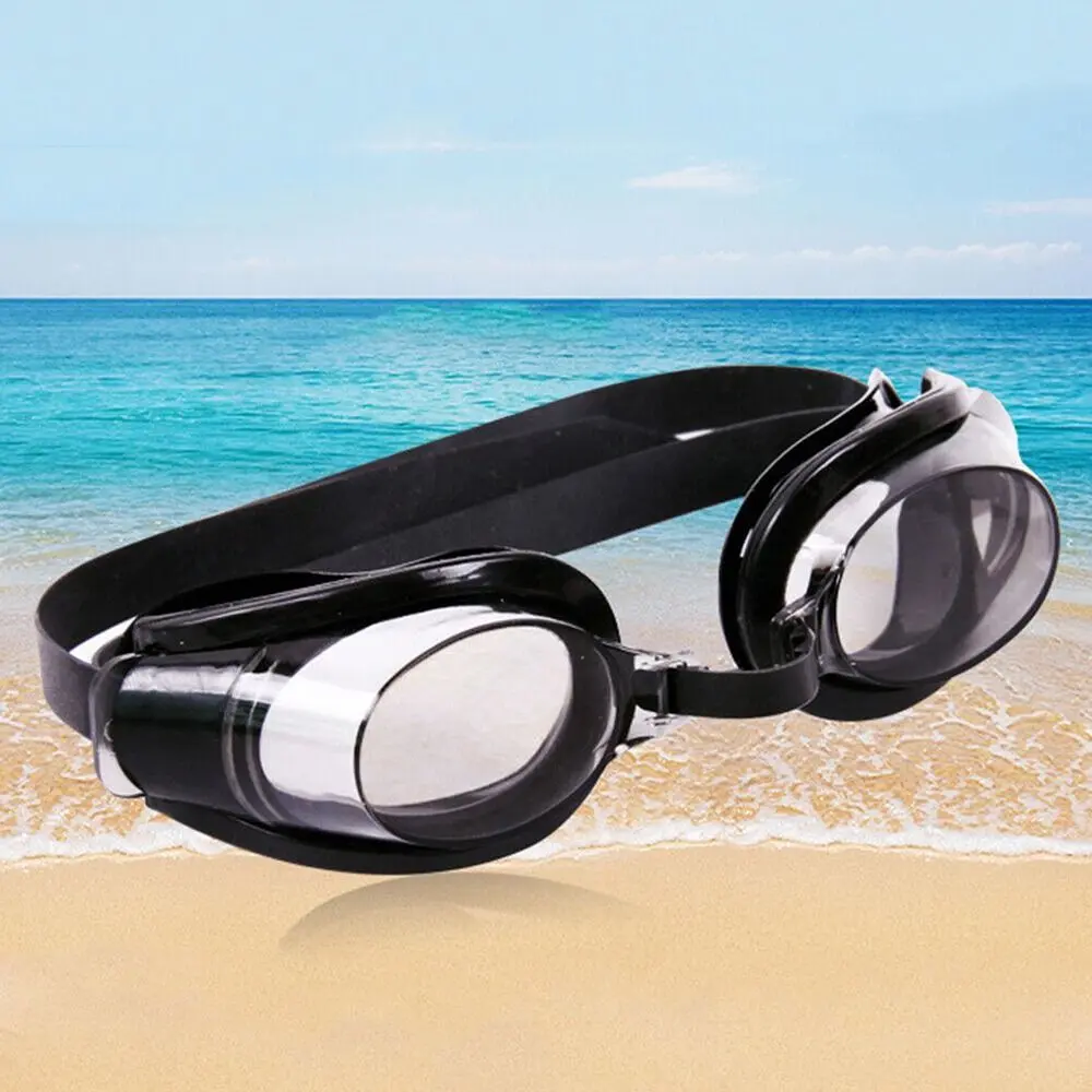 Anti Fog Swimming Goggles UV Glasses Adjustable Earbuds Nose Clip Quick Release Clasp Men Women Swimming Eyewear Sports Supply
