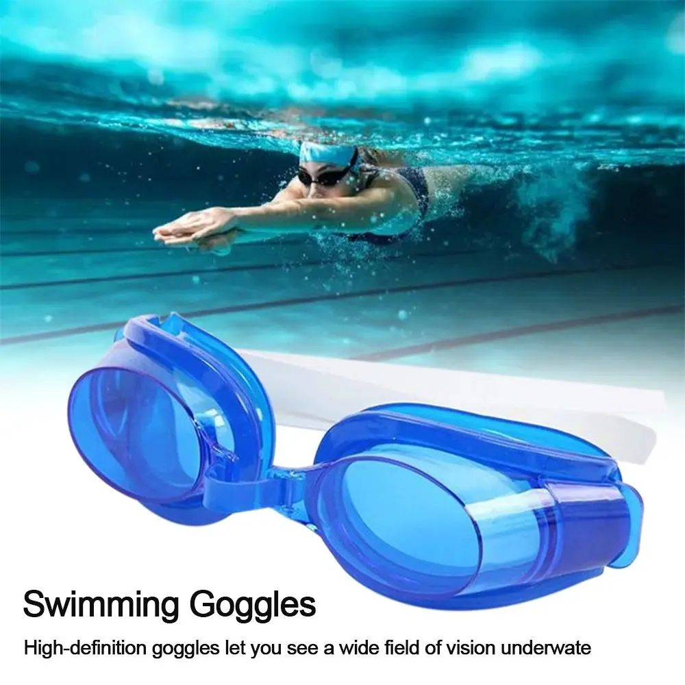 Anti Fog Swimming Goggles UV Glasses Adjustable Earbuds Nose Clip Quick Release Clasp Men Women Swimming Eyewear Sports Supply