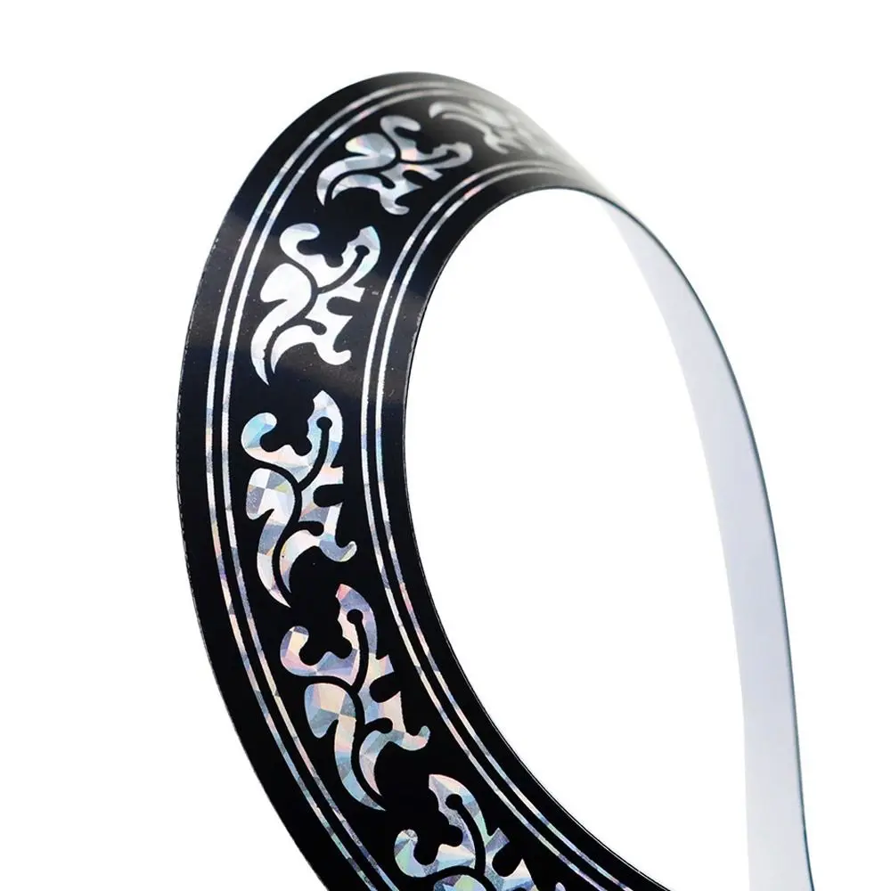 Guitar Sound Hole Decal Guitar Personalized Pattern Self Adhesive PVC Sticker Acoustic Classical Guitar Accessories Parts