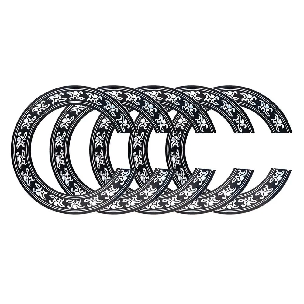 Guitar Sound Hole Decal Guitar Personalized Pattern Self Adhesive PVC Sticker Acoustic Classical Guitar Accessories Parts