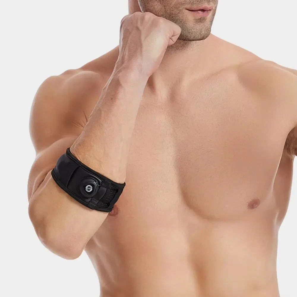 Adjustable Elbow Brace Tennis Elbow Brace Breathable Arm Support Band Non Slip Elbow Protector for Daily Wear Gym Sports