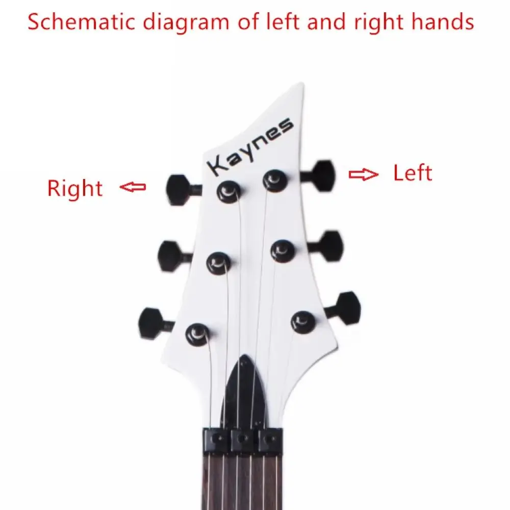 6PCS/Set Chrome Guitar Locking Tuners Lock String Silver/Gold/Black Electric Guitar Machine Heads Tuners Guitar Tuning Pegs