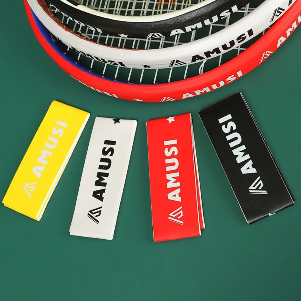 Multicolor Tennis Racket Head Sticker PU Reduce Impact and Friction Frame Protection Tape Scratch Prevention Overgrip Supplies