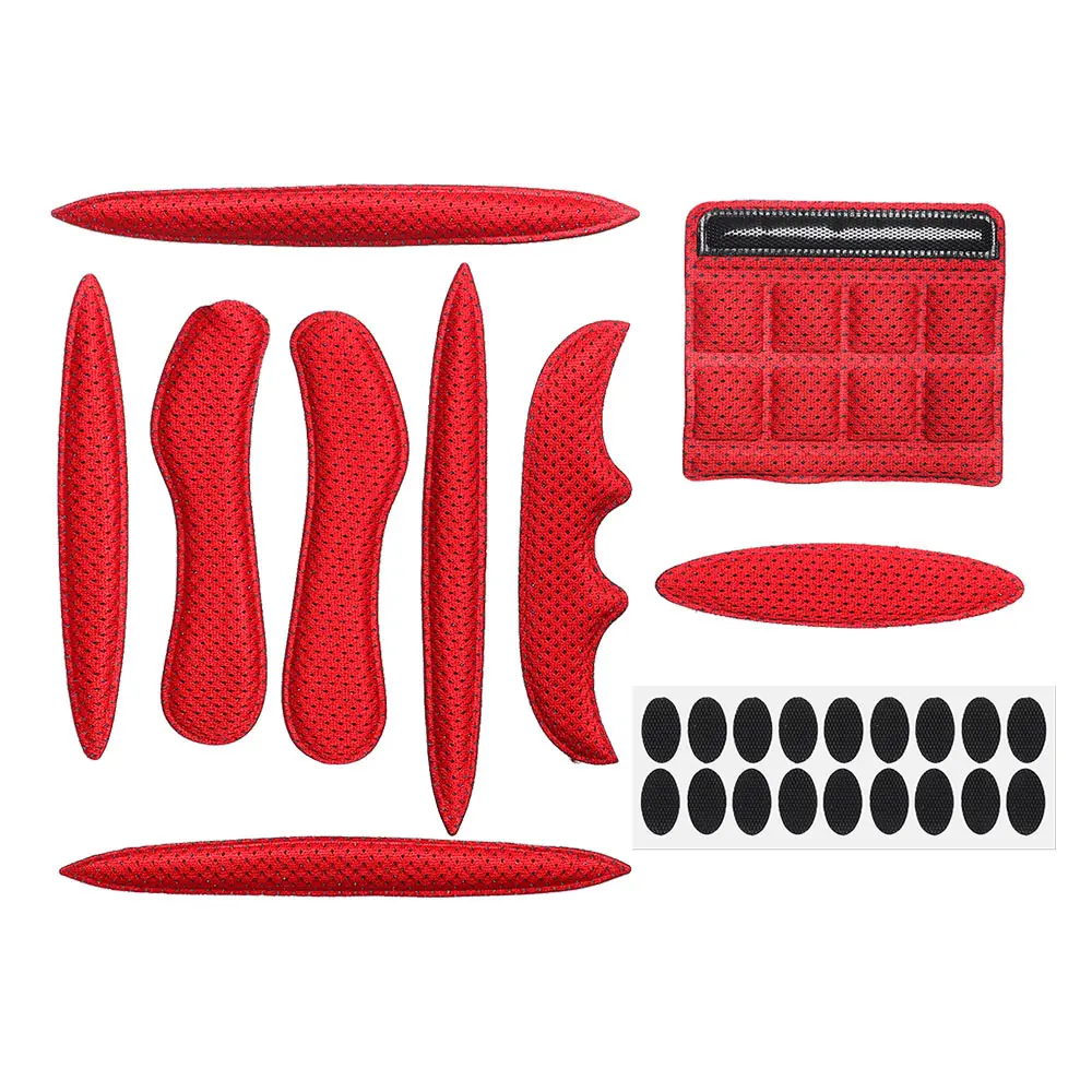 1 Set Helmet Padding Kits Mixed Size Sealed Sponge Replacement Motorcycle Bicycle Cycling Universal Foam Protection Pads Set