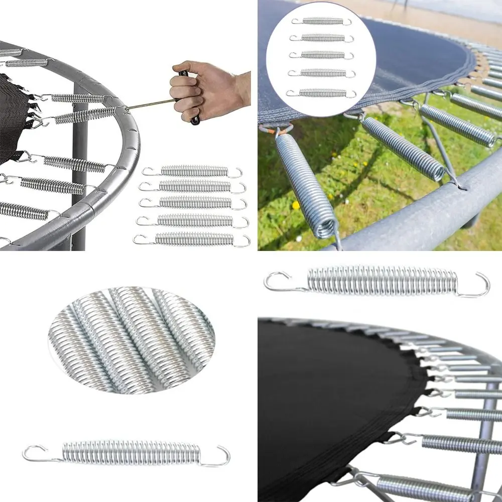 Heavy Duty Professional Stainless Steel Replacement Trampoline Springs Pull T-Hook Children`S Jumping Bed Stretching Spring Tool
