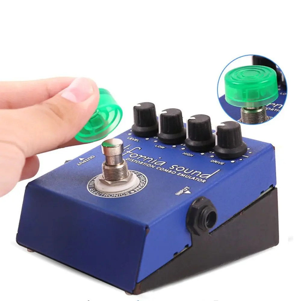 Guitar Effects Pedals Cap Multi Color Guitar Effects Parts Footswitch Topper Cover Guitar Pedal Button Caps Guitar Accessories