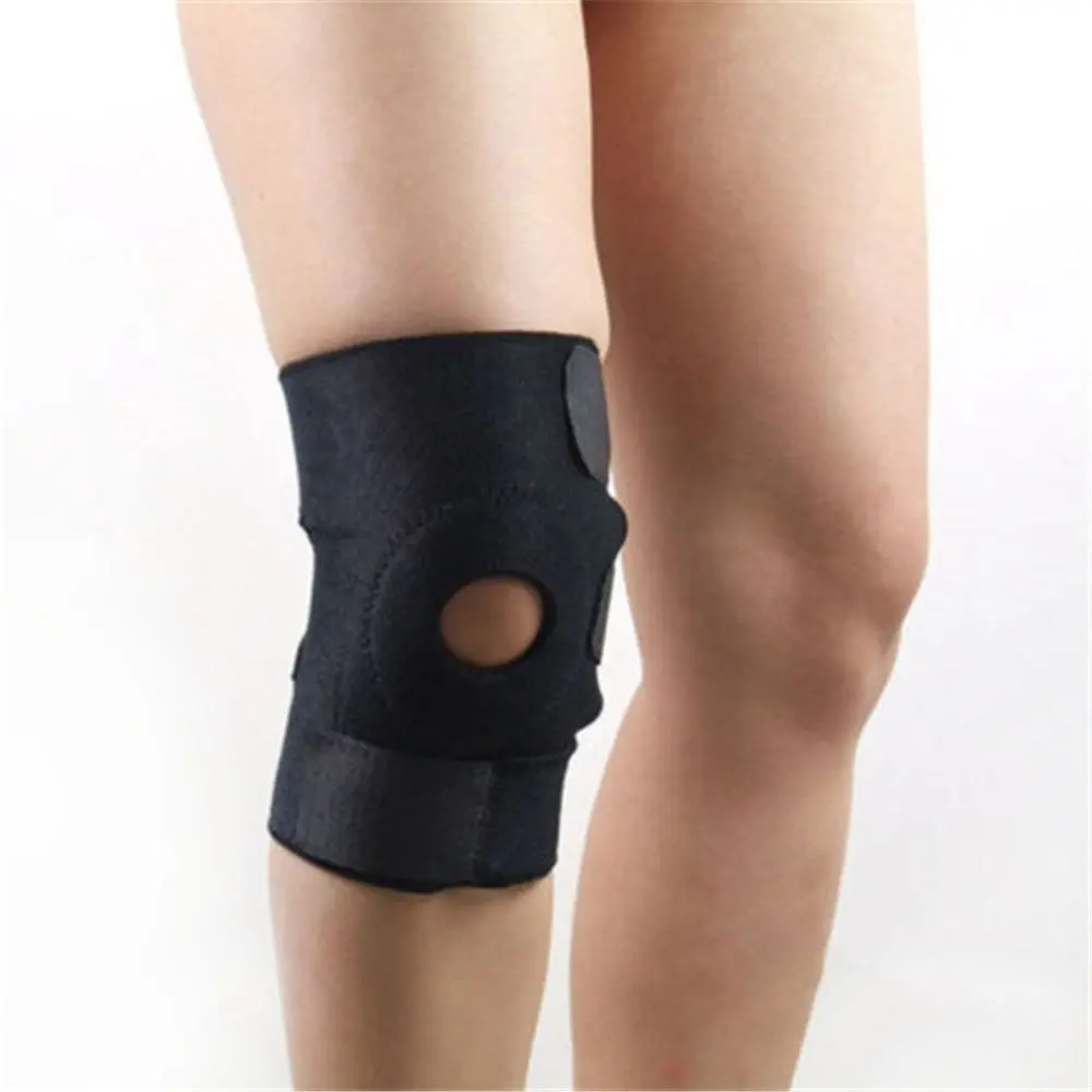Breathable Knee Support Keep Warm Wrap Brace Adjustable Knee Patella Protector for Riding,Football,Basketball,Badminton, Tennis