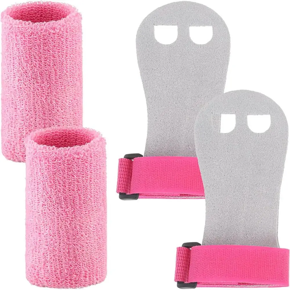 Gymnastics Grips Wristbands Sets for Girls Youth Kids Gymnastic Hand Grips Gymnastic Bar Palm Protection and Wrist Support