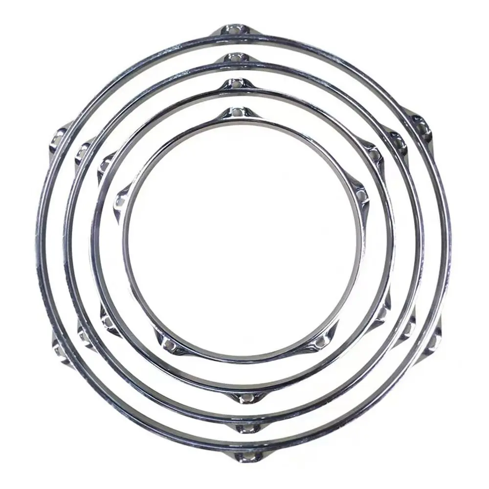 Tom Drum Hoop Replacement Zinc Alloy Batter Guard Drum Percussion Instrument Parts For 8 10 12 14 inch Snare Drums