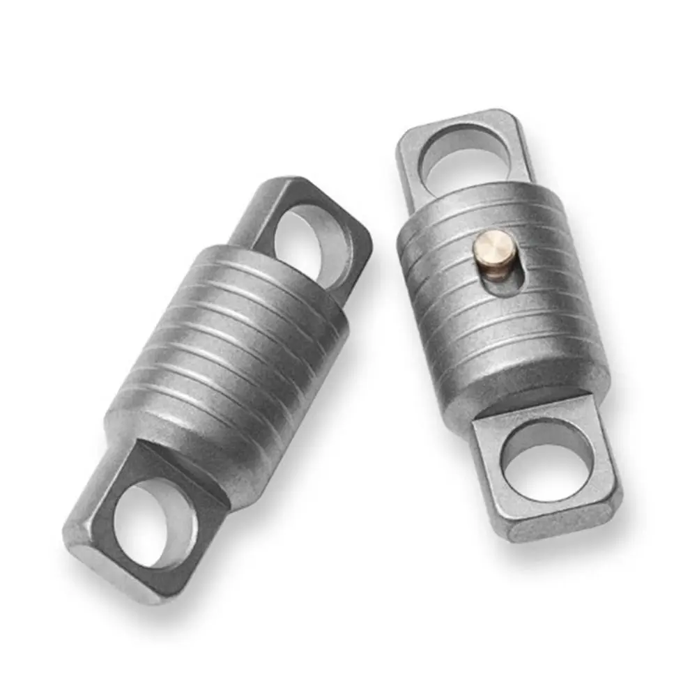Portable Titanium Alloy Ultralight EDC Keychain Accessories Car Key Ring Outdoor Small Tool 360° Rotatable Keyring Outdoor Tools