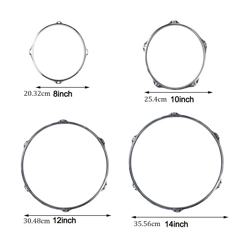 Tom Drum Hoop Replacement Zinc Alloy Batter Guard Drum Percussion Instrument Parts For 8 10 12 14 inch Snare Drums