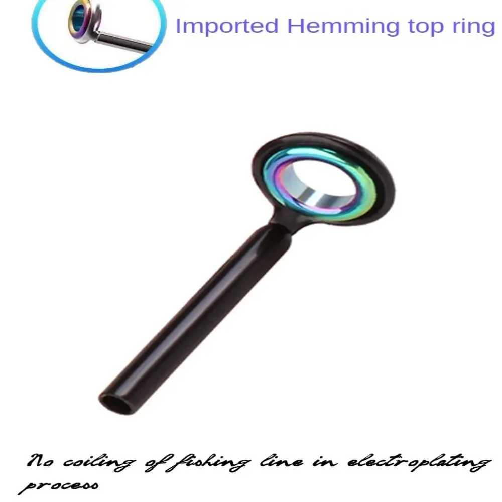 5PCS 0.7/0.8/0.9/1.0/1.1/1.2/1.3/1.4/1.5/1.6mm Stainless Steel Fishing Rod Guide Ring Rock/Sea Fishing Rods Repair Accessories