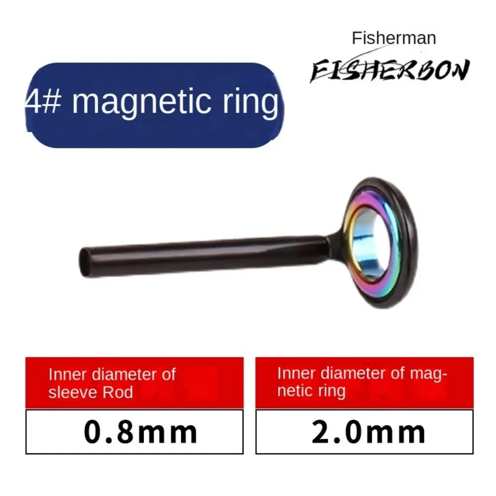 5PCS 0.7/0.8/0.9/1.0/1.1/1.2/1.3/1.4/1.5/1.6mm Stainless Steel Fishing Rod Guide Ring Rock/Sea Fishing Rods Repair Accessories
