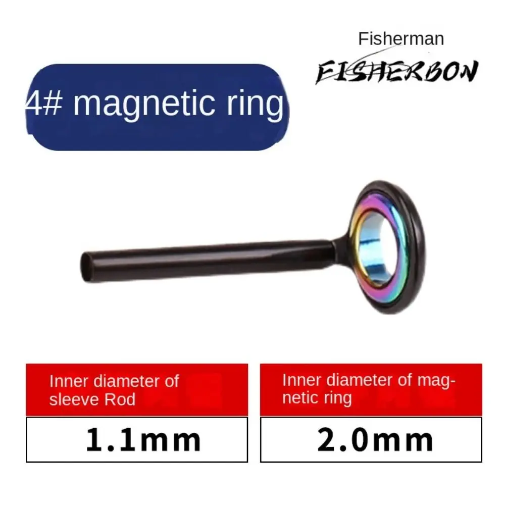 5PCS 0.7/0.8/0.9/1.0/1.1/1.2/1.3/1.4/1.5/1.6mm Stainless Steel Fishing Rod Guide Ring Rock/Sea Fishing Rods Repair Accessories