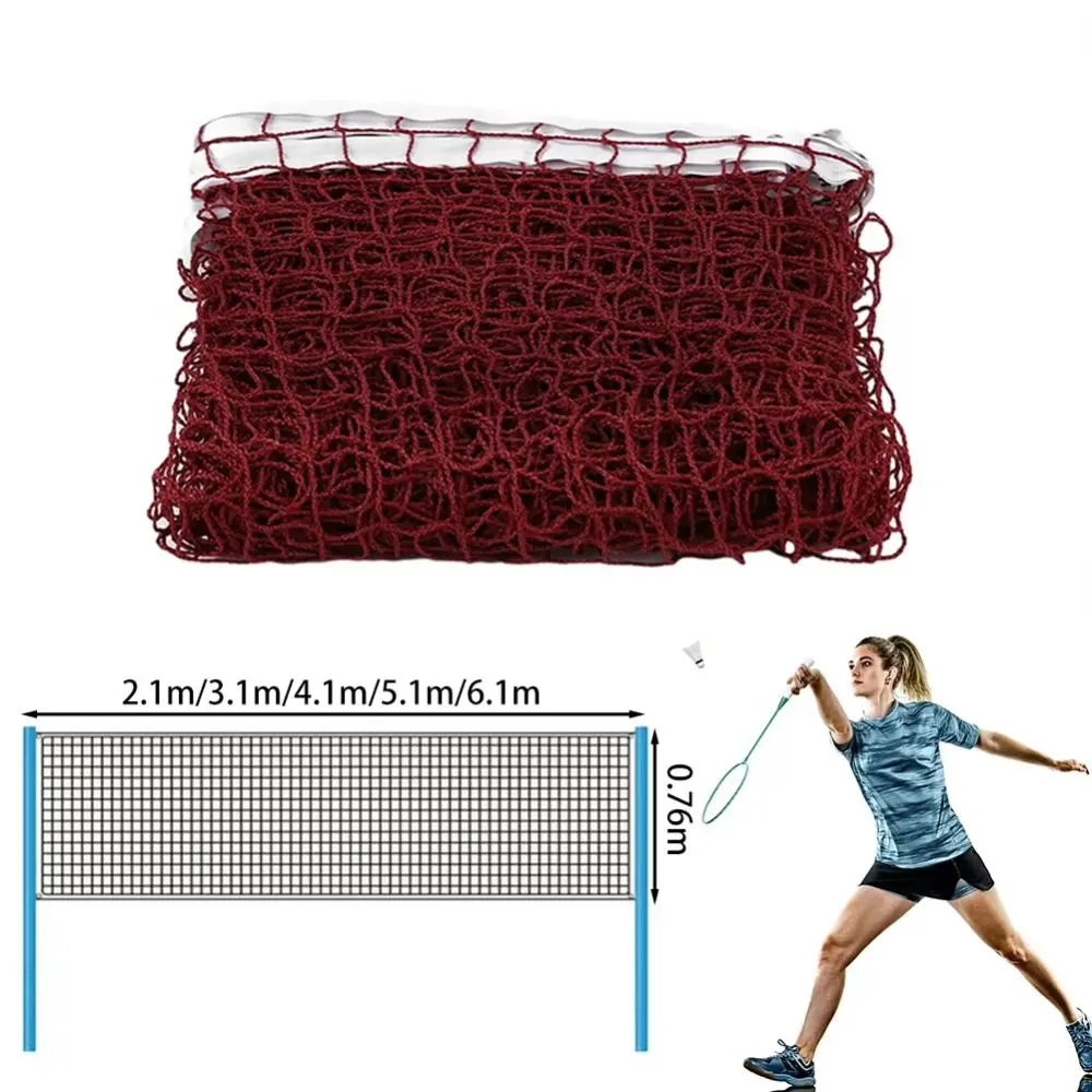 Standard Badminton Net Replacement Easy Setup Tennis Net Foldable Volleyball Net for Sports Practice Entertainment Competition