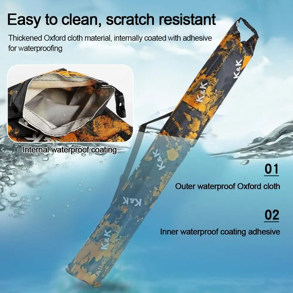 Waterproof Fishing Rod Bag Large Capacity Umbrella Bag Rod Storage Portable Bag Foldable Fishing Tackle Backpack Fishing Rod Bag