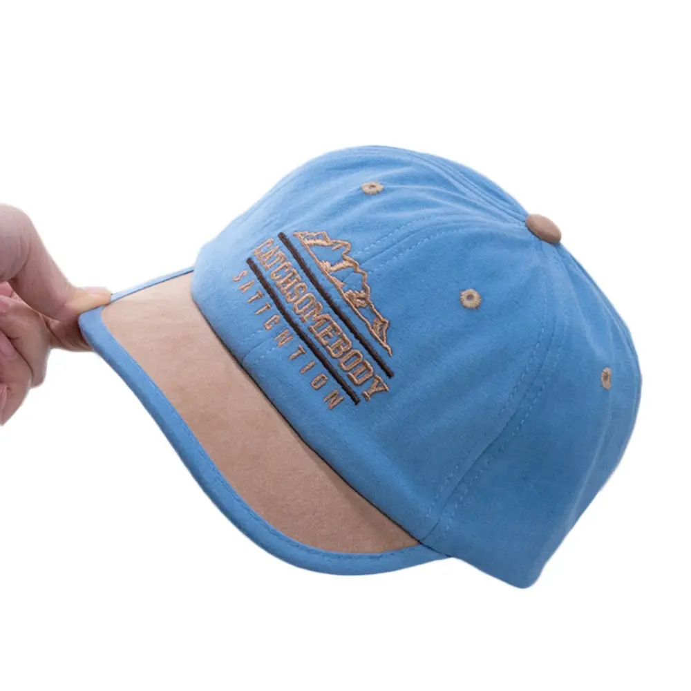 Korean Short Brim Couple Baseball Hat Peaked Cap Summer Sunscreen Hat Outdoor Trucker Cap Streetwear Hip Hop Gorras