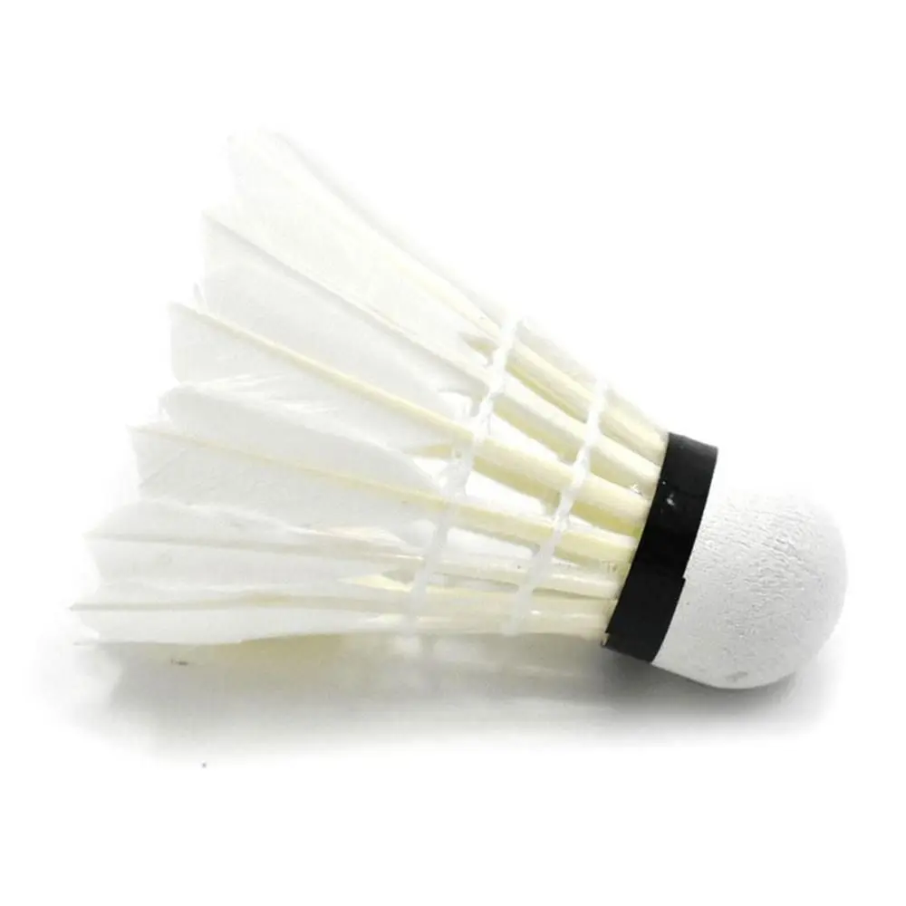 3/6/12PCS Professional Badminton Shuttlecock Black Goose Feather Badminton Shuttlecock Training Shuttlecock Sport Badminton Ball