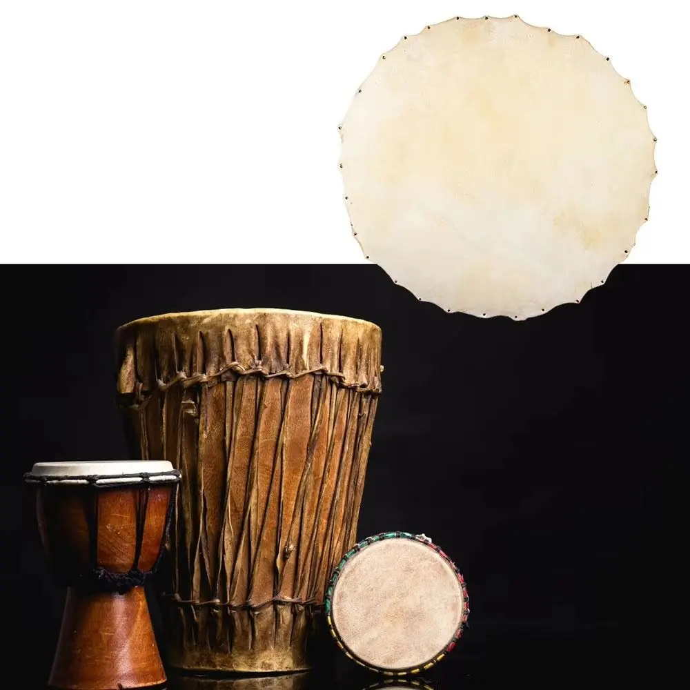 Percussion Part Replacements African Drum Skin Musical Instrument Parts 30cm 35cm 40cm 45cm 50cm Bongo African Drum Covers
