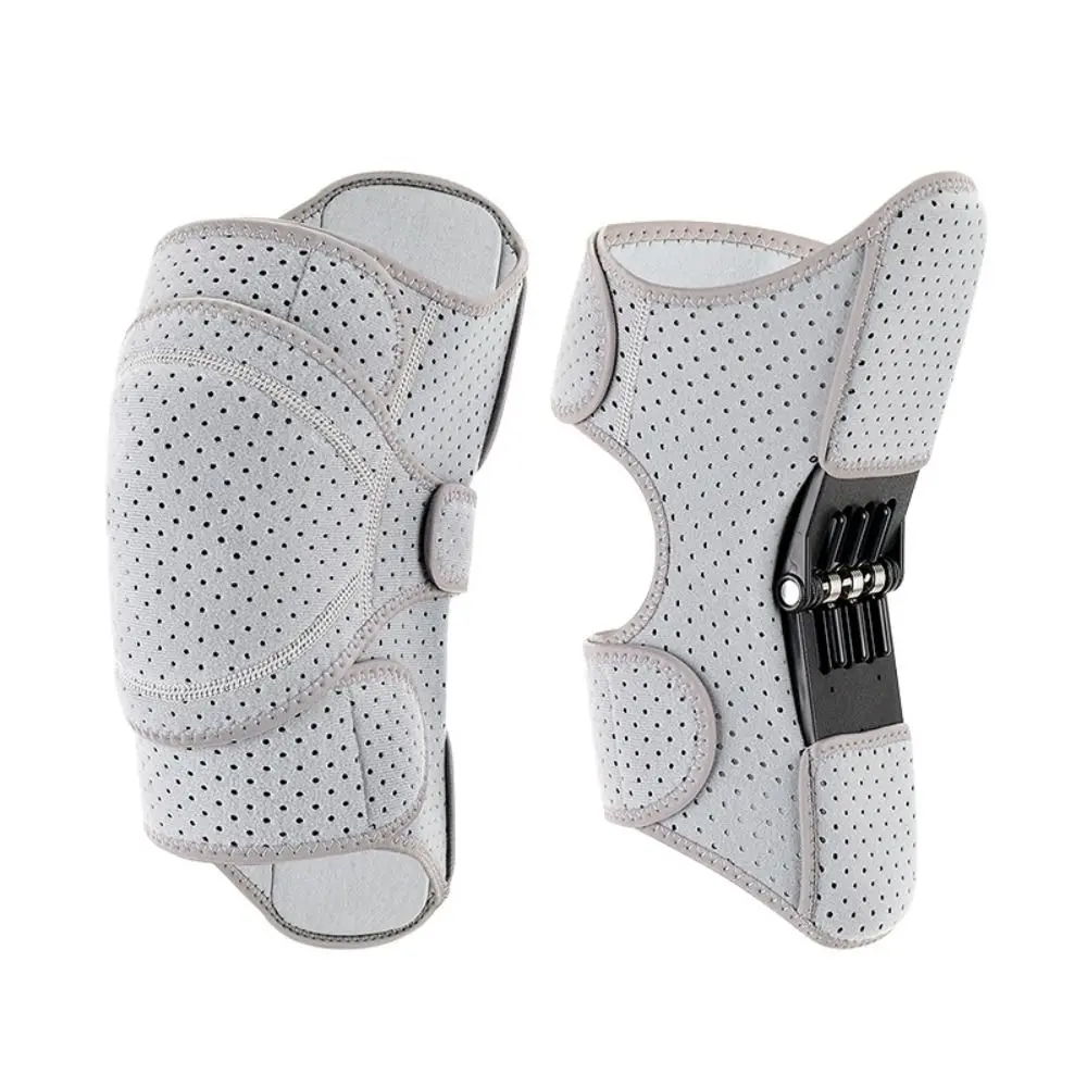 New with Powerful Rebound Springs Knee Assistive Device Non-Slip Adjustable Knee Protection Booster Breathable Knee Brace Pads